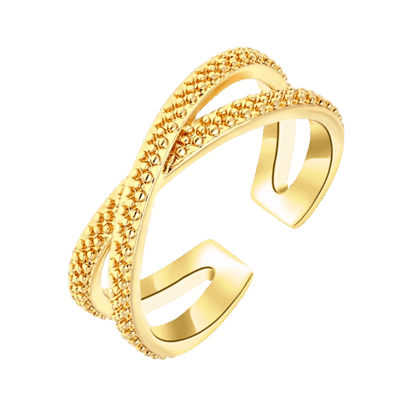 Maddy Ring, 18k Gold Plated