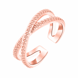 Maddy Ring, 18k Rose Gold Plated