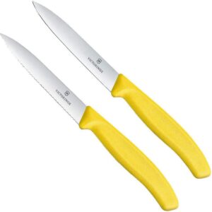 Victorinox 2 Pieces Swiss Classic Paring Knife Set (Yellow) 6.7796.L8B