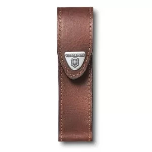 Leather Belt Pouch Brown