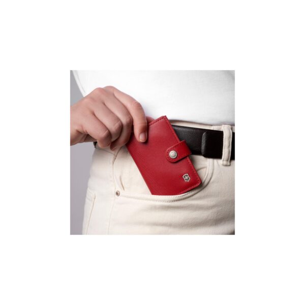 Altius Secrid, Leather Card Wallet, Victorinox Red