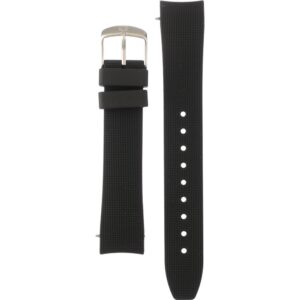 Strap Black silicone with SST buckle