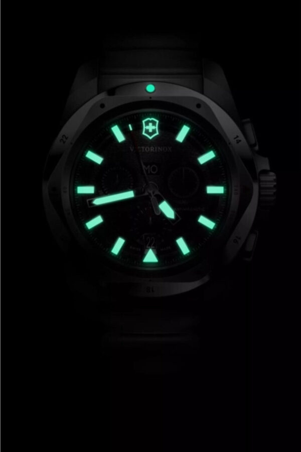 I.N.O.X. Chrono, Black, Silver