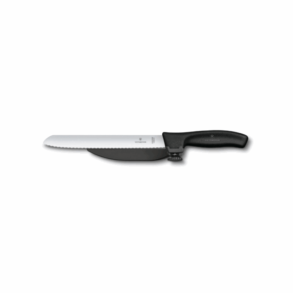 DUX-knife, 21cm, wavy, black, 6.8663.21