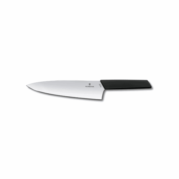 Carving knife, 20cm, straight, black, 6.9013.20B