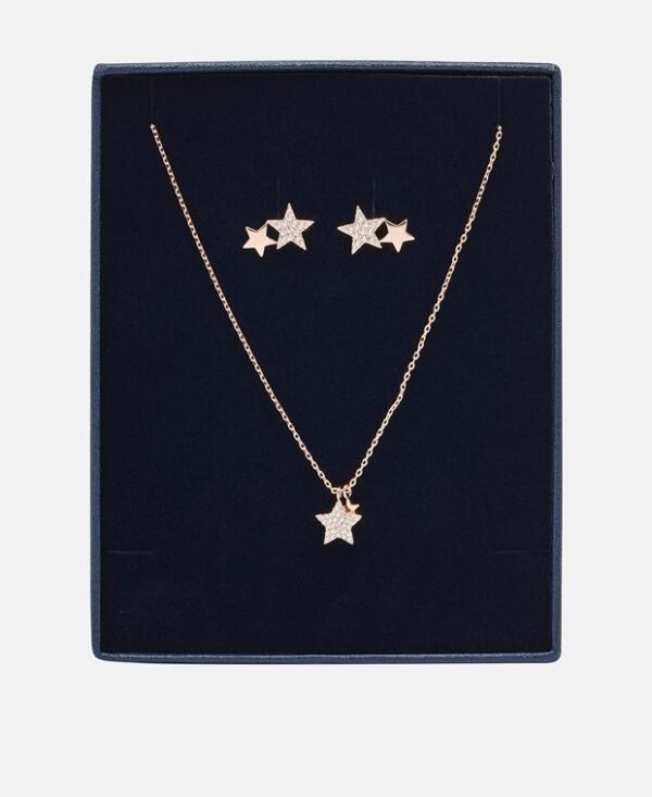 US Polo Assn. set of Necklace & Earrings Rose Gold