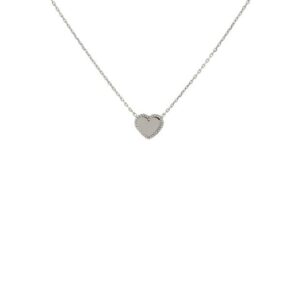 Fossil Necklace with Pendant Silver