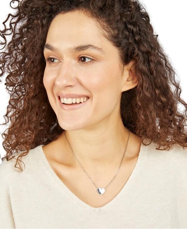 Fossil Necklace with Pendant Silver