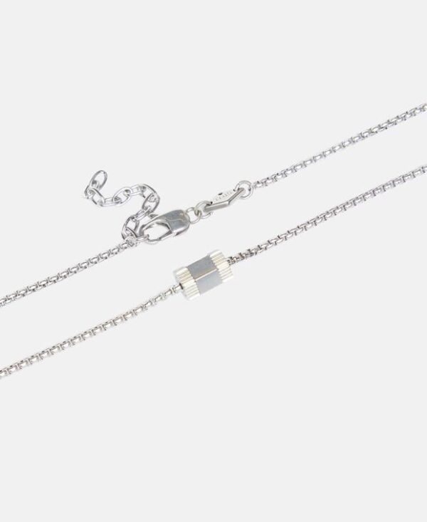 Fossil Necklace with Pendant Silver