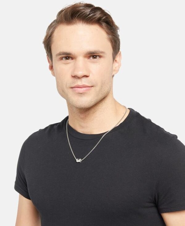 Fossil Necklace with Pendant Silver