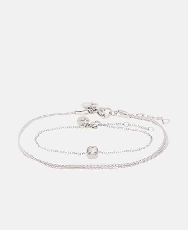 Tamaris Bracelets, Set of 2 Silver