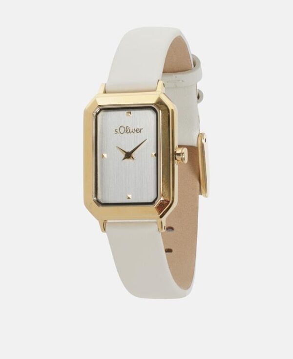 S. Oliver Watch White