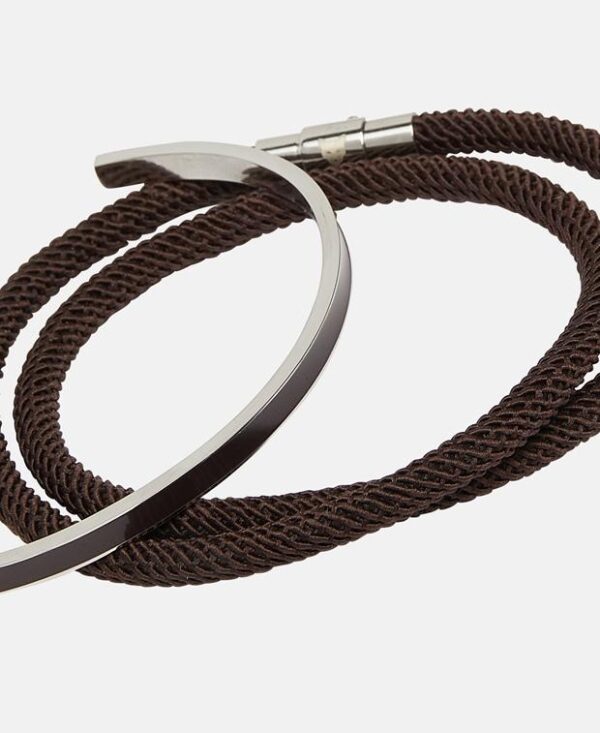 Marc Lauder Set of Bangle and Bracelet Brown