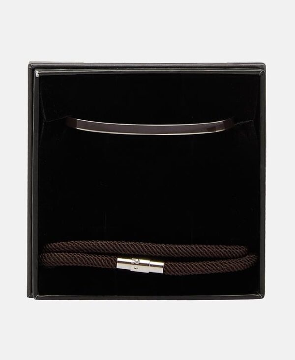 Marc Lauder Set of Bangle and Bracelet Brown