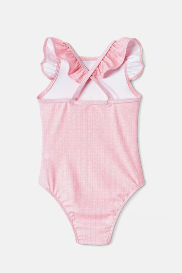 Tchibo, Kids Girl Allover Print Sleeveless One Piece, Pink, 5-6 Y