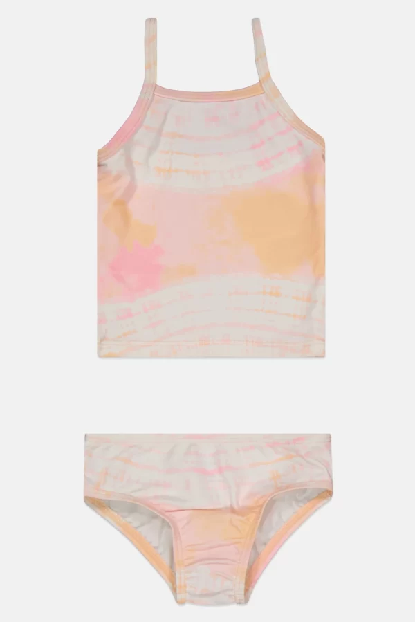 Carter's, Toddlers Girl 2 Pieces Allover Print Swimwear Set, Pink, 6 M