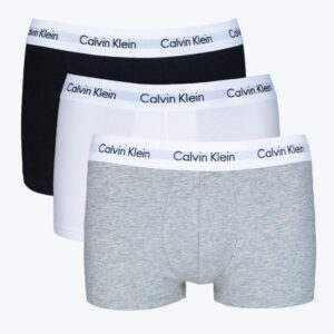 C.K. Low Rise Trunk 3pack, 998 Black/Grey Heather/White