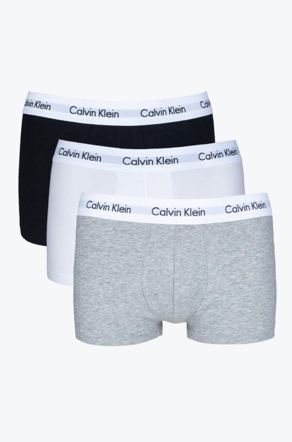 C.K. Low Rise Trunk 3pack, 998 Black/Grey Heather/White
