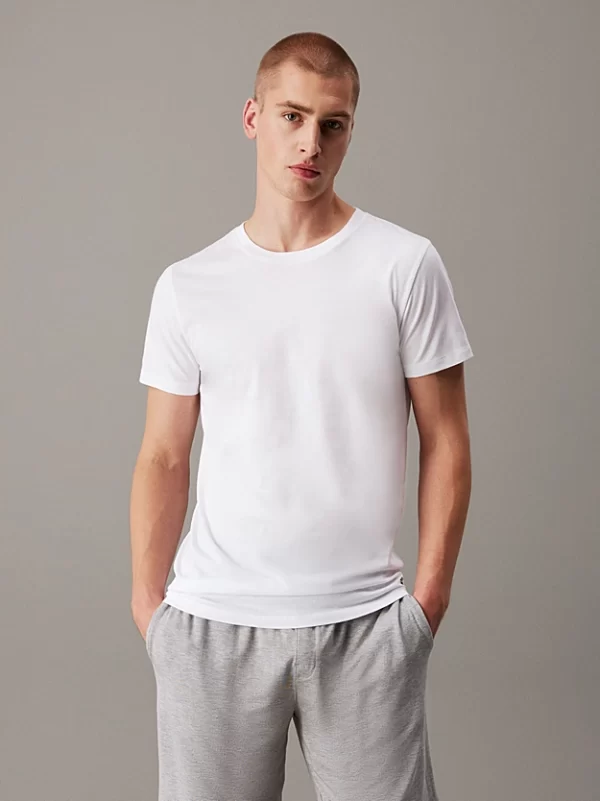 C.K. S/S Crew Neck T-Shirt,White
