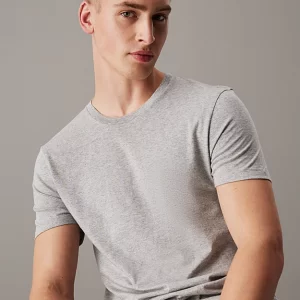 C.K. S/S Crew Neck T-Shirt,Heather Grey