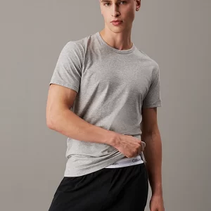 C.K. S/S Crew Neck T-Shirt,MPI-Heather Grey.