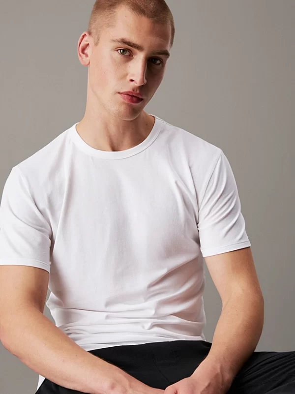 C.K. S/S Crew Neck T-Shirt,MPI-White