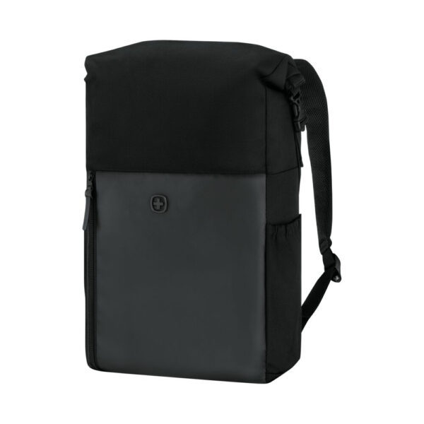 UrbanOne, Roll-Top Backpack, Black