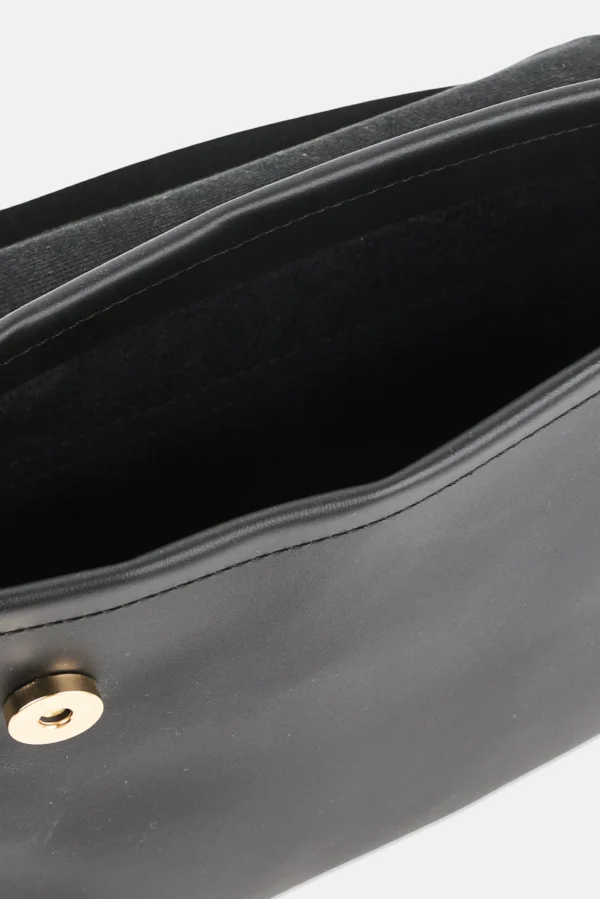 Lucky Bees, Women Brand Logo Shoulder Bag, Blk