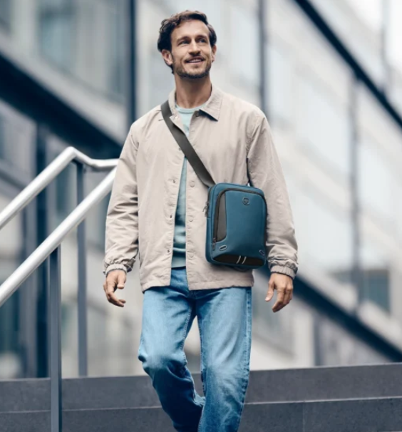 XE Crossbody Bag, Ocean Blue