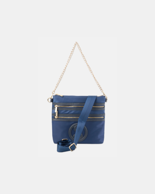 Sam & Libby, Women Brand Logo Cross Body Bag, Navy