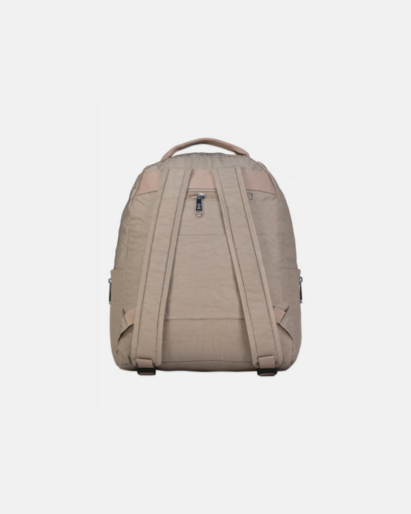 I Love Fashion, Women Brand Logo Backpack, Taupe