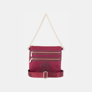Sam & Libby, Women Brand Logo Cross Body Bag, Maroon