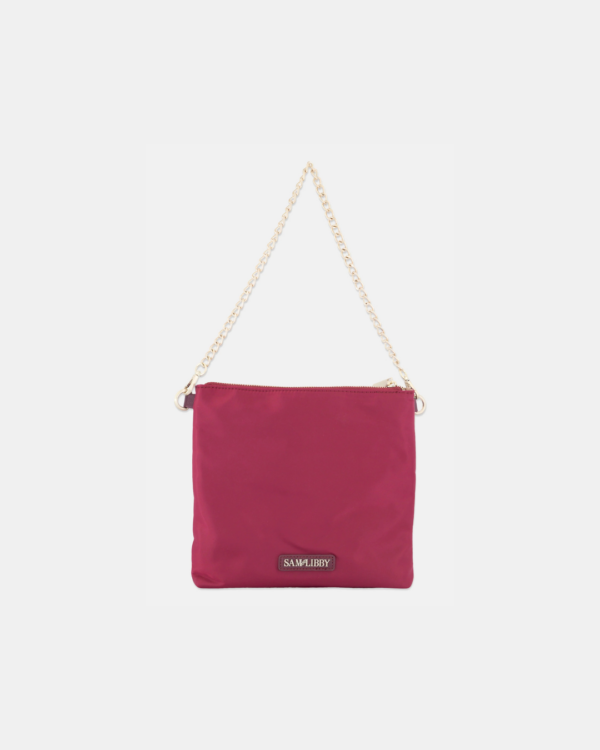 Sam & Libby, Women Brand Logo Cross Body Bag, Maroon