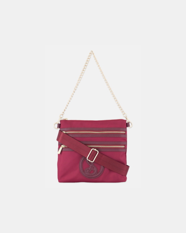 Sam & Libby, Women Brand Logo Cross Body Bag, Maroon